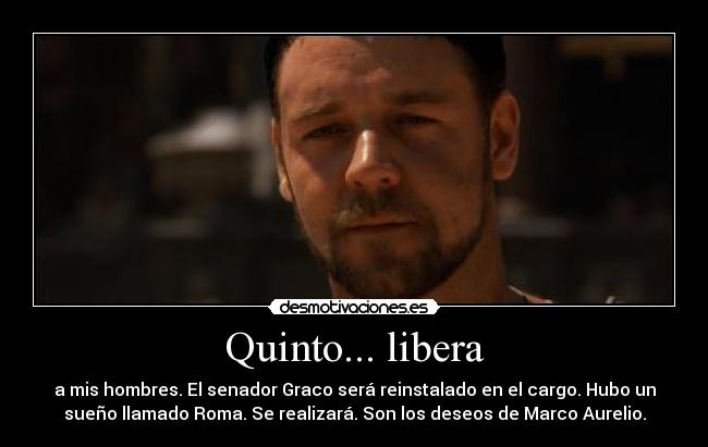 carteles gladiator maximus decimus meridius desmotivaciones