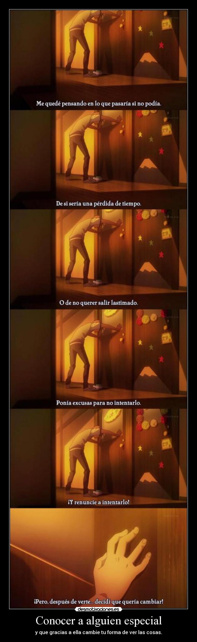 Conocer a alguien especial -