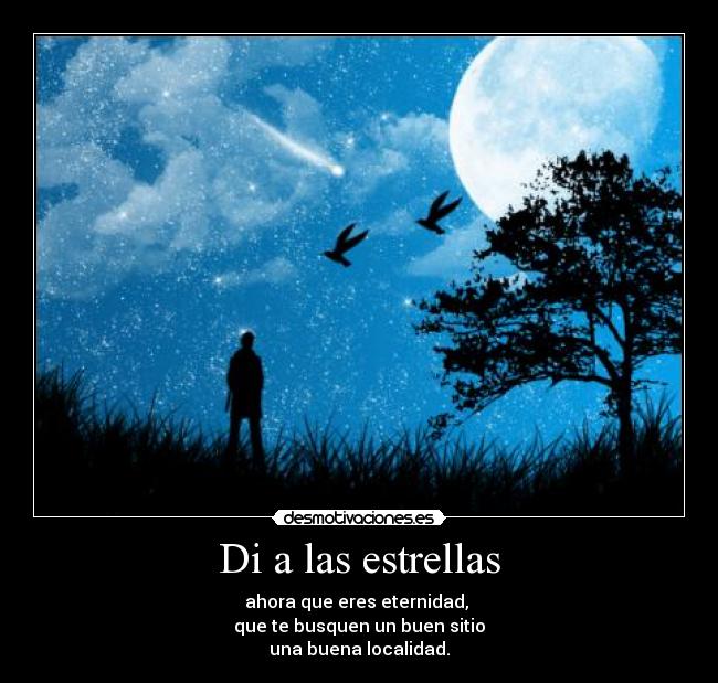 Di a las estrellas - 