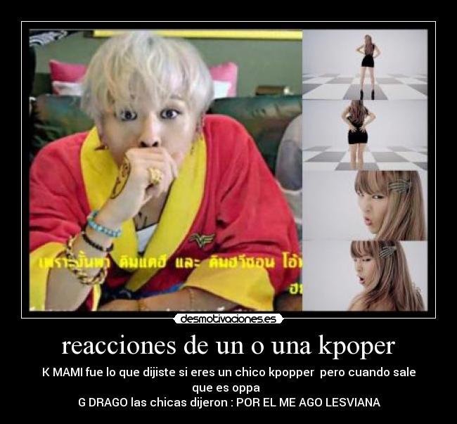 carteles kpop drago bigban desmotivaciones