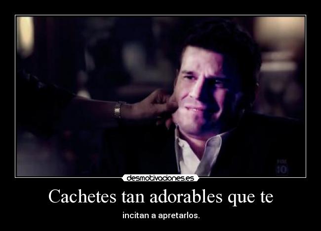 Cachetes tan adorables que te - incitan a apretarlos.