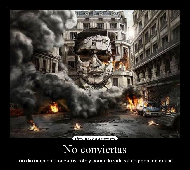No conviertas -