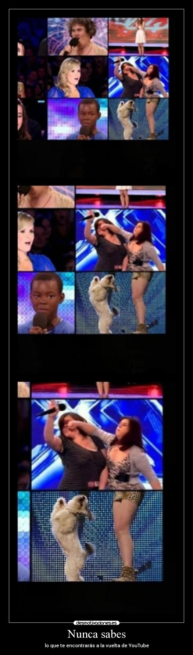 Nunca sabes - lo que te encontrarás a la vuelta de YouTube