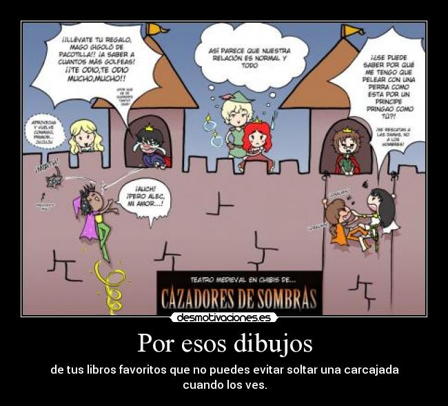 Por esos dibujos - de tus libros favoritos que no puedes evitar soltar una carcajada cuando los ves.