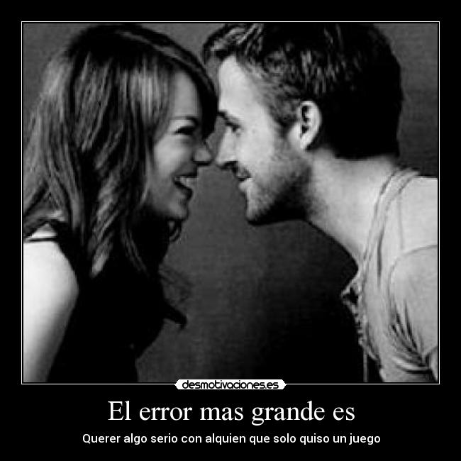 El error mas grande es -