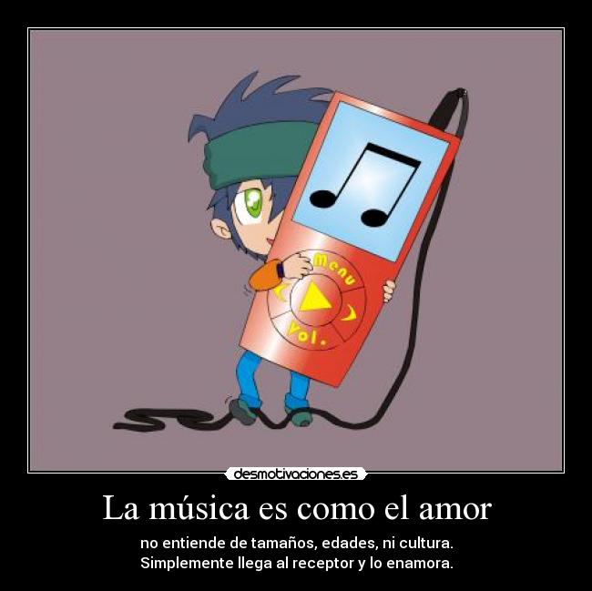 La música es como el amor -