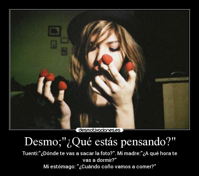 Desmo;¿Qué estás pensando? -