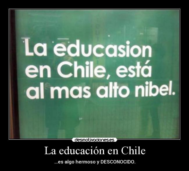 La educación en Chile - 