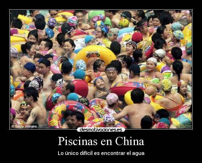 Piscinas en China - Lo único difícil es encontrar el agua