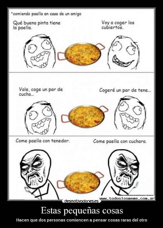 Estas pequeñas cosas - Hacen que dos personas comiencen a pensar cosas raras del otro