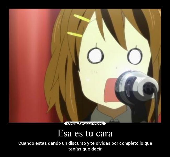 carteles yui anime desmotivaciones