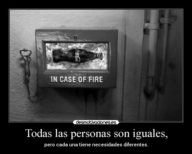 Todas las personas son iguales, - 