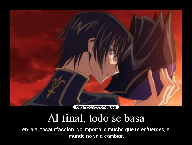 Al final, todo se basa - 