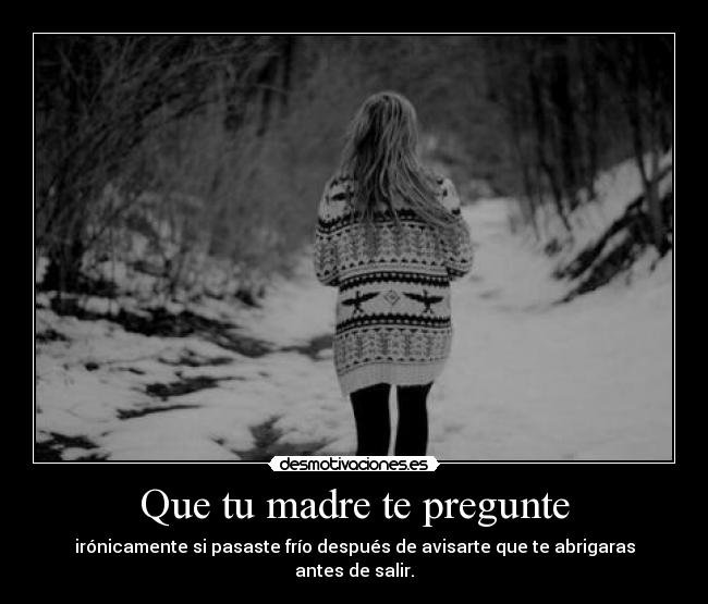 carteles madre que madre pregunte desmotivaciones