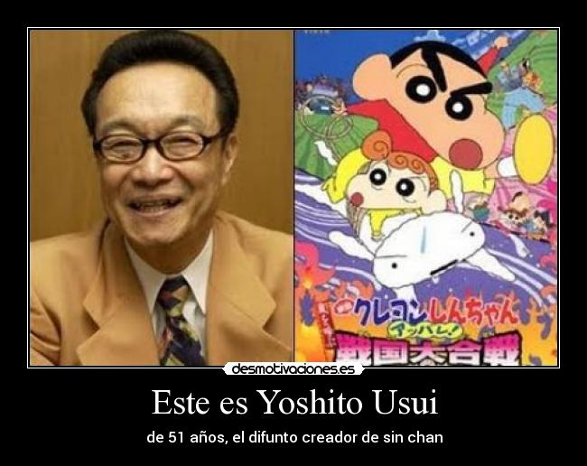 Este es Yoshito Usui -