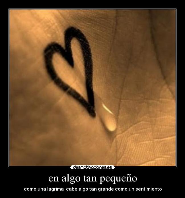 en algo tan pequeño - 