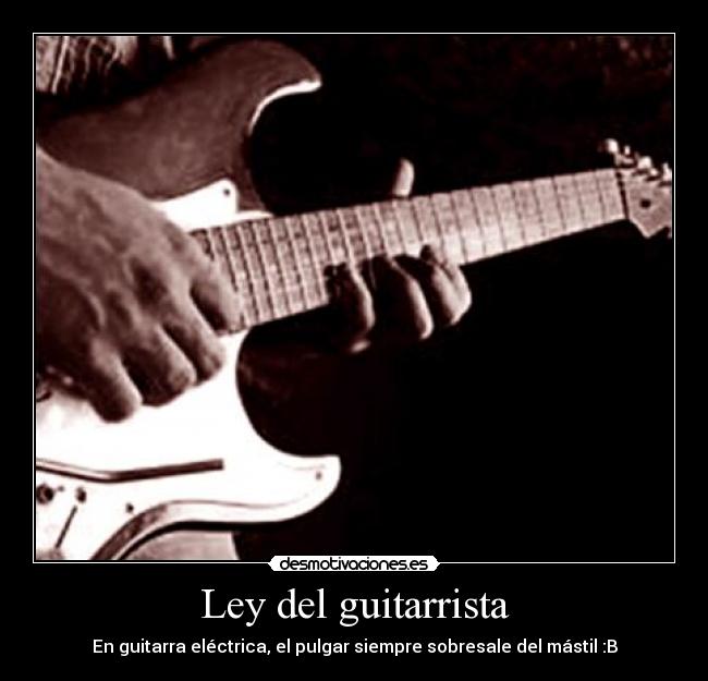 Ley del guitarrista - 