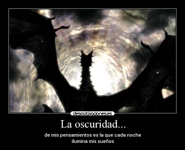 La oscuridad... - 