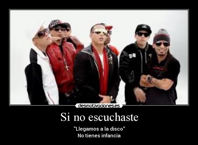 carteles disco arcangel daddy yankee nengo flow desmotivaciones