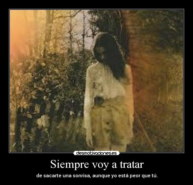 carteles siempre voy tratar desmotivaciones