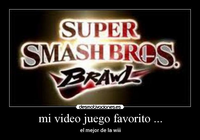 carteles super smash bros brawl desmotivaciones