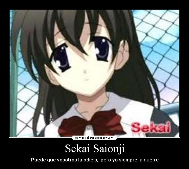 carteles sekai school days anime desmotivaciones