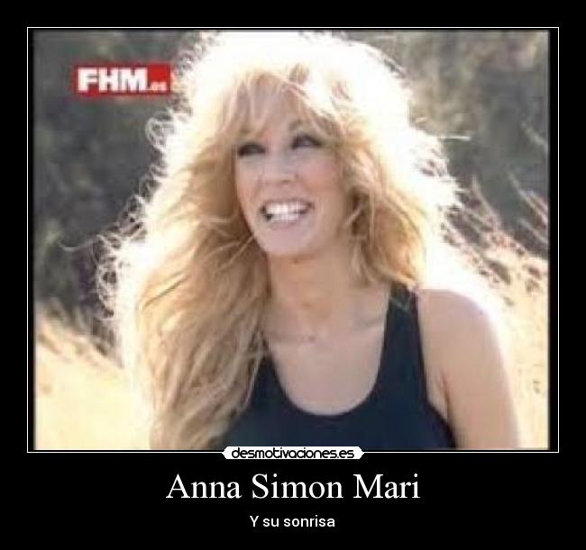 Anna Simon Mari - Y su sonrisa