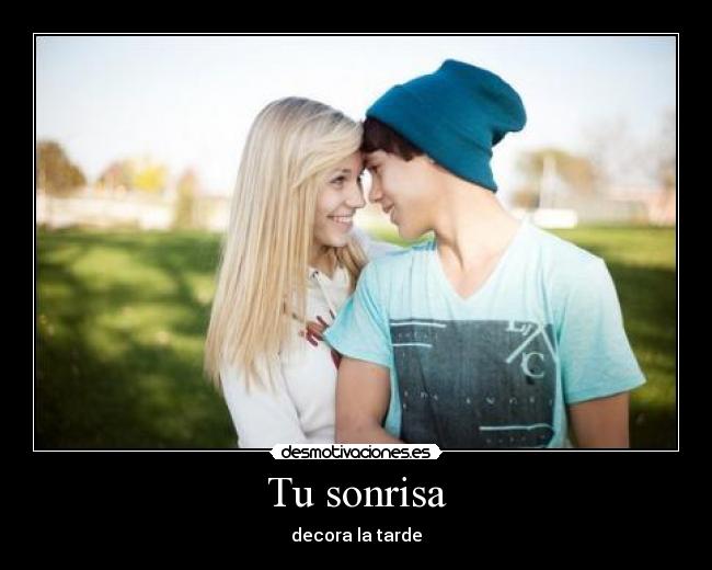Tu sonrisa - decora la tarde
