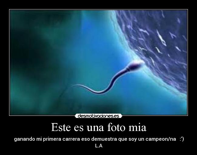 Este es una foto mia -