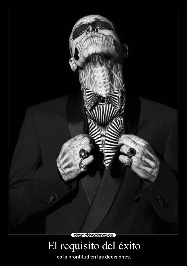 El requisito del éxito -