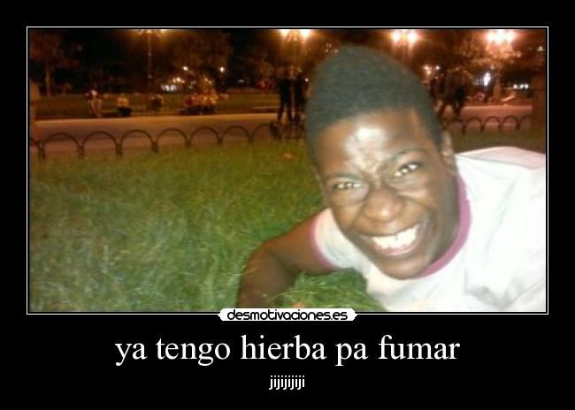 ya tengo hierba pa fumar - 