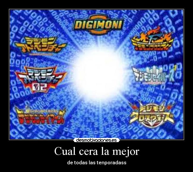 Cual cera la mejor - de todas las tenporadass