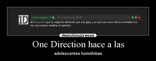 One Direction hace a las - 