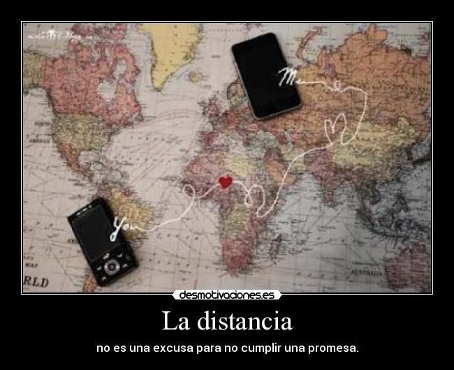 carteles distancia distancia una excusa desmotivaciones