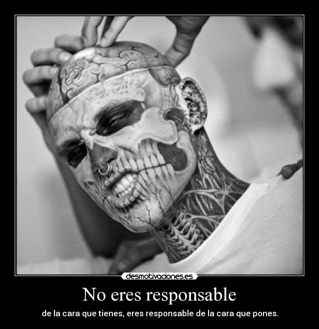 No eres responsable -