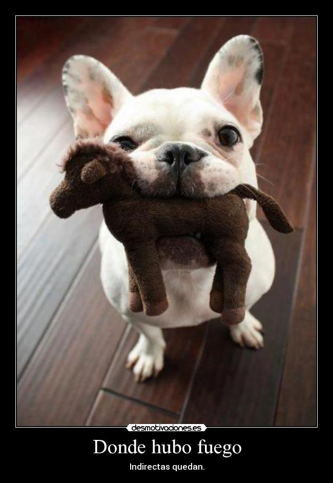 Donde hubo fuego - Indirectas quedan.