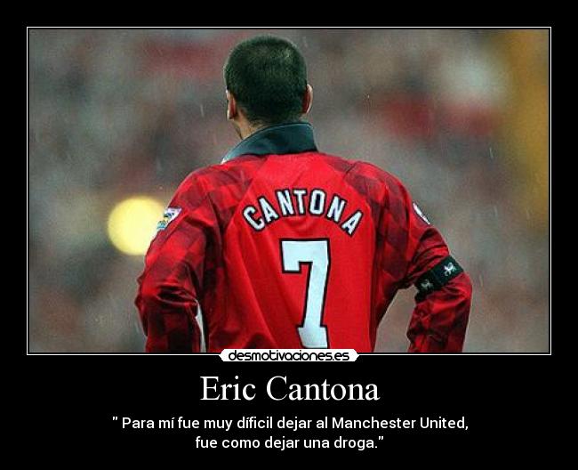 carteles cantona eric manutd manutdmx desmotivaciones