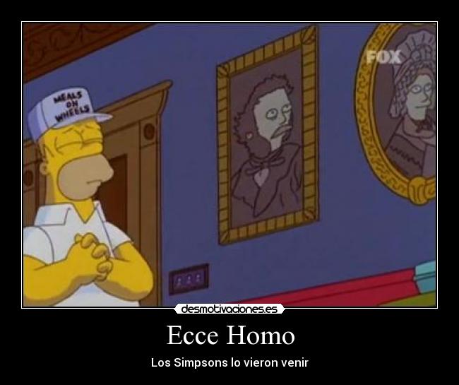 Ecce Homo - Los Simpsons lo vieron venir