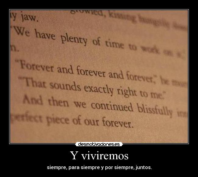 Y viviremos -