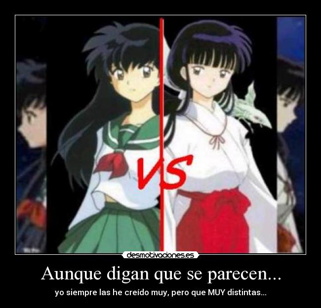 Aunque digan que se parecen... - yo siempre las he creído muy, pero que MUY distintas...