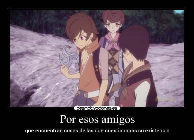 carteles amigos raptorhunters muwigaraklan shinsekai yori desmotivaciones