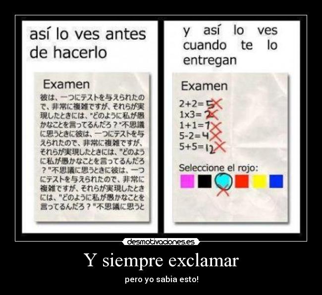 carteles examen desmotivaciones