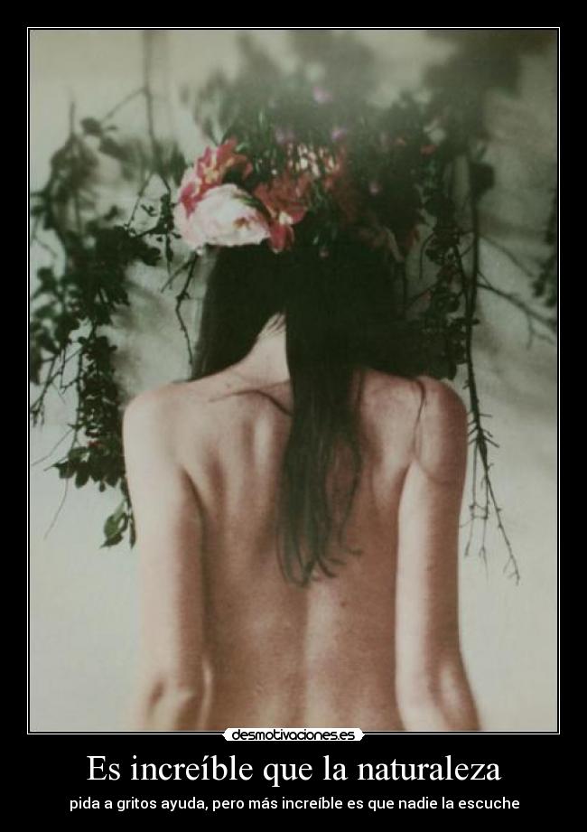 Es increíble que la naturaleza - 