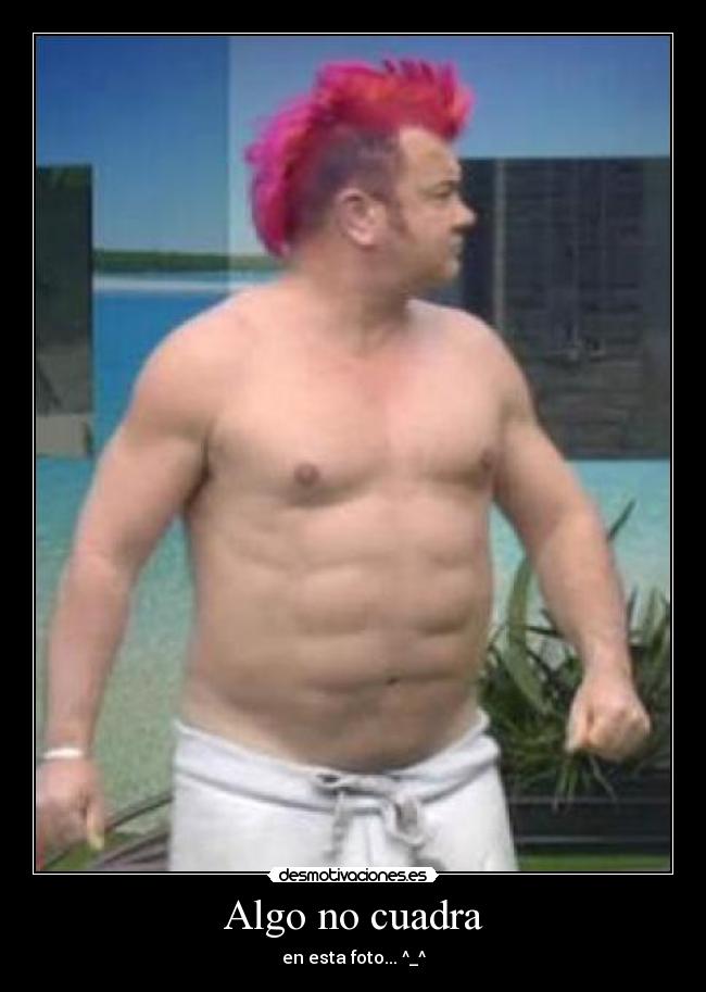 Algo no cuadra - en esta foto... ^_^
