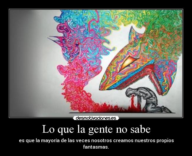 Lo que la gente no sabe -