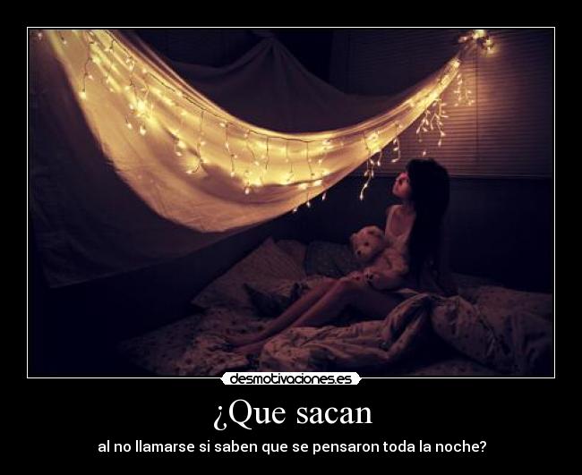 ¿Que sacan -