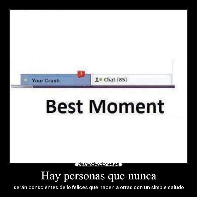 Hay personas que nunca - 