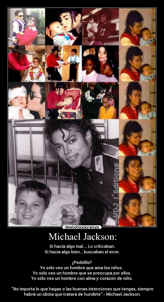 carteles michael jackson and childrens desmotivaciones