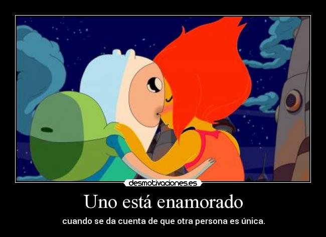 Uno está enamorado -