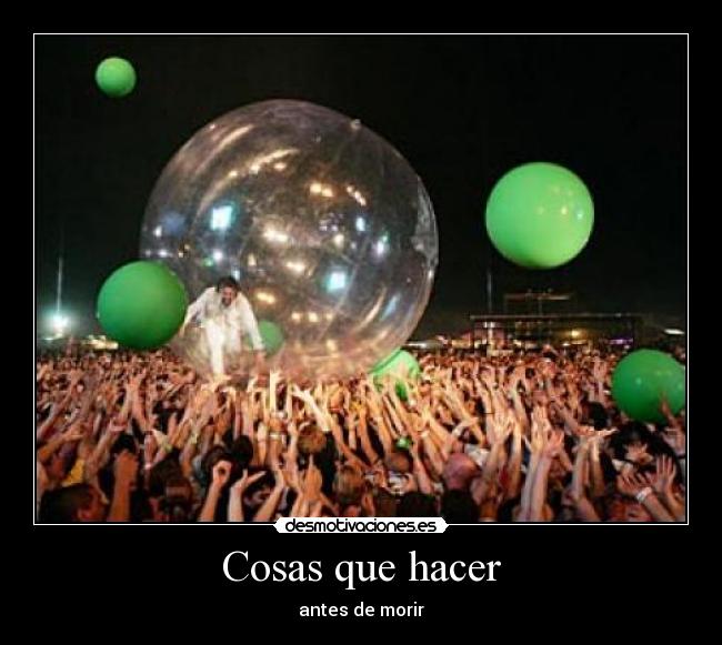 Cosas que hacer -